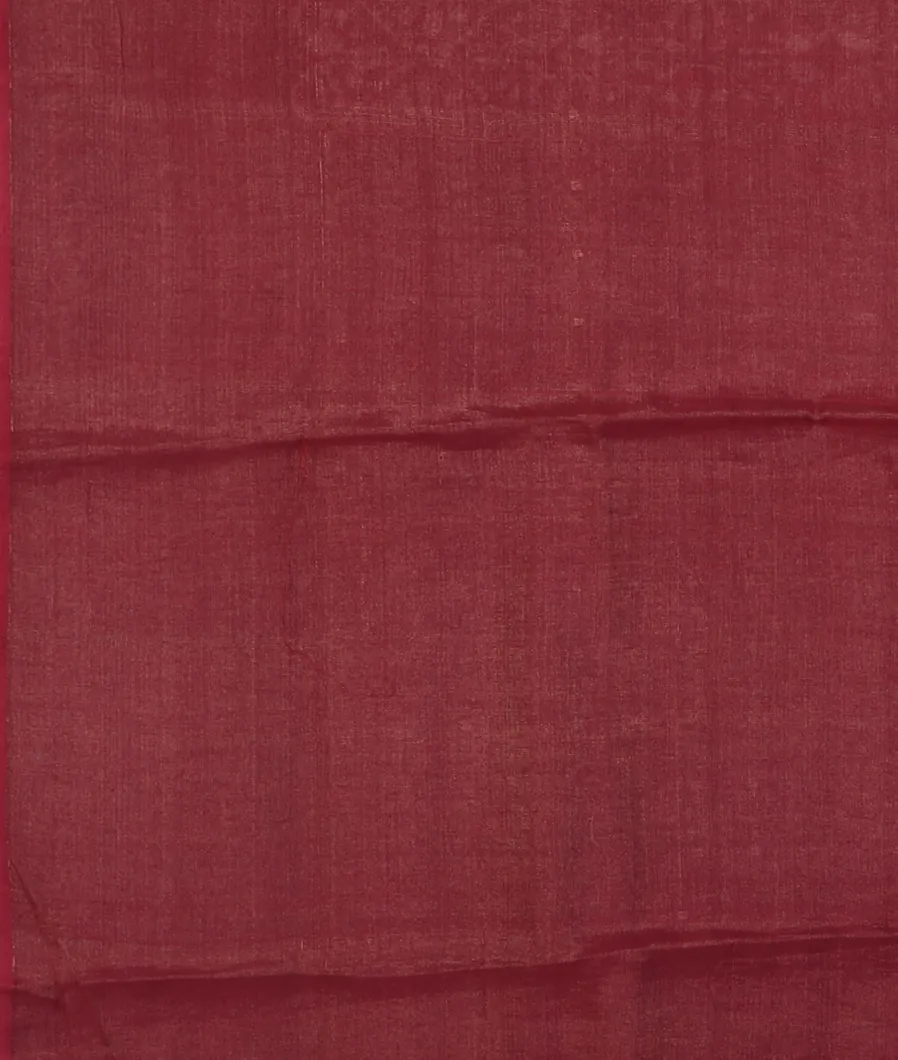 Light Red Tissue Linen Printed Saree T3636093