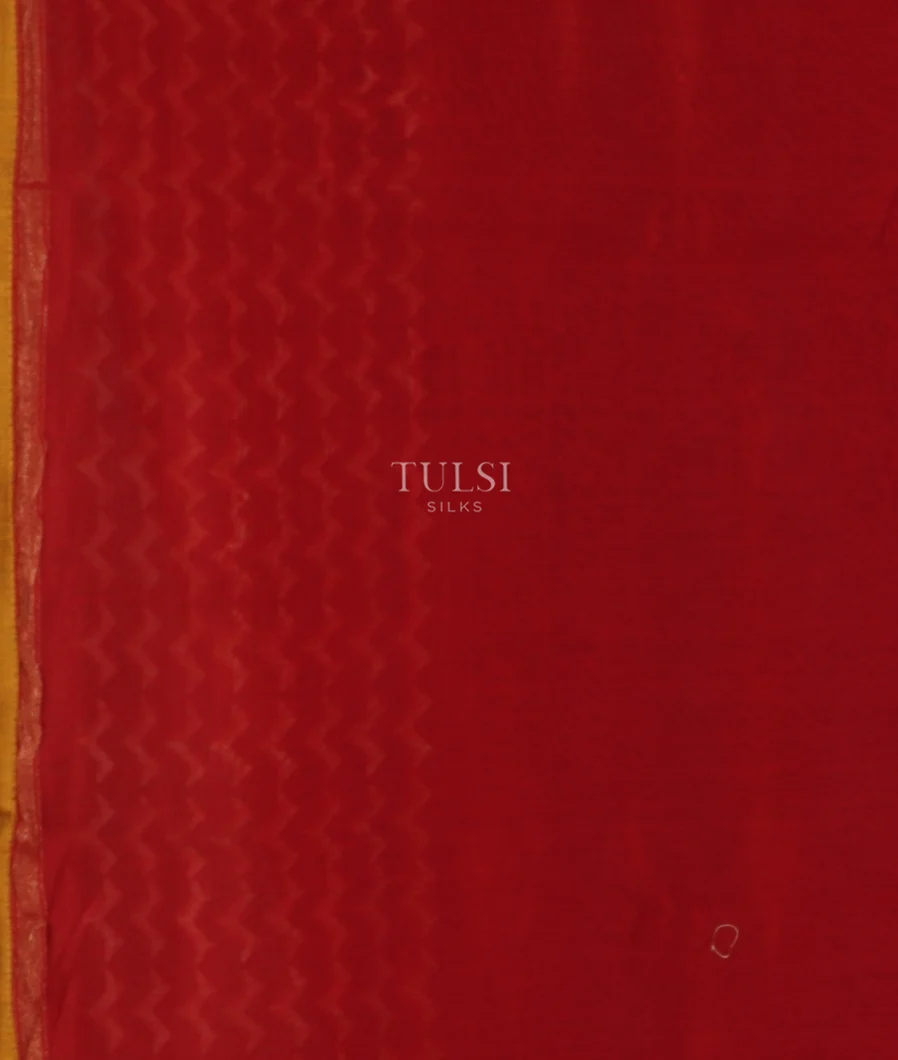 Red Soft Printed Cotton Saree T4763033