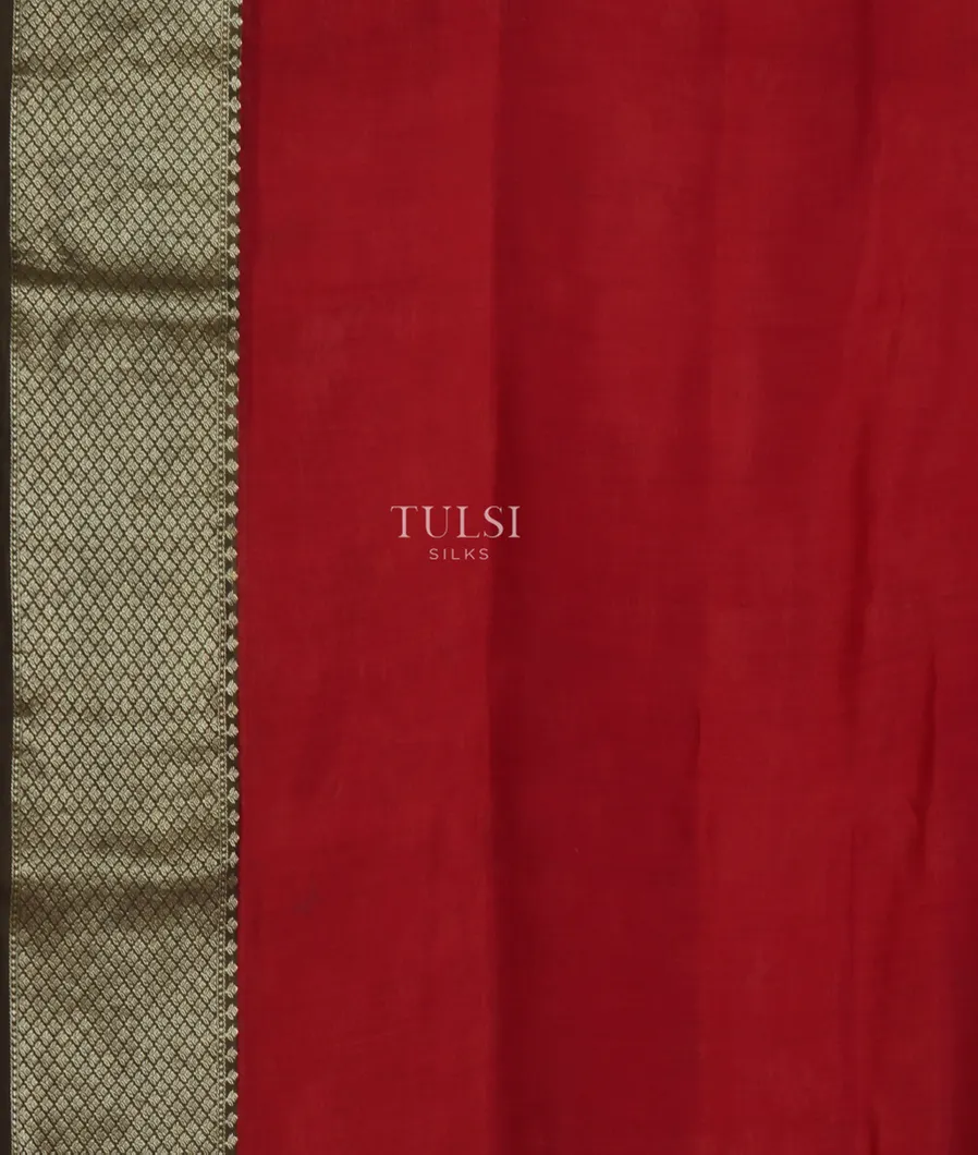 Red Chaniya Silk Saree T4780483