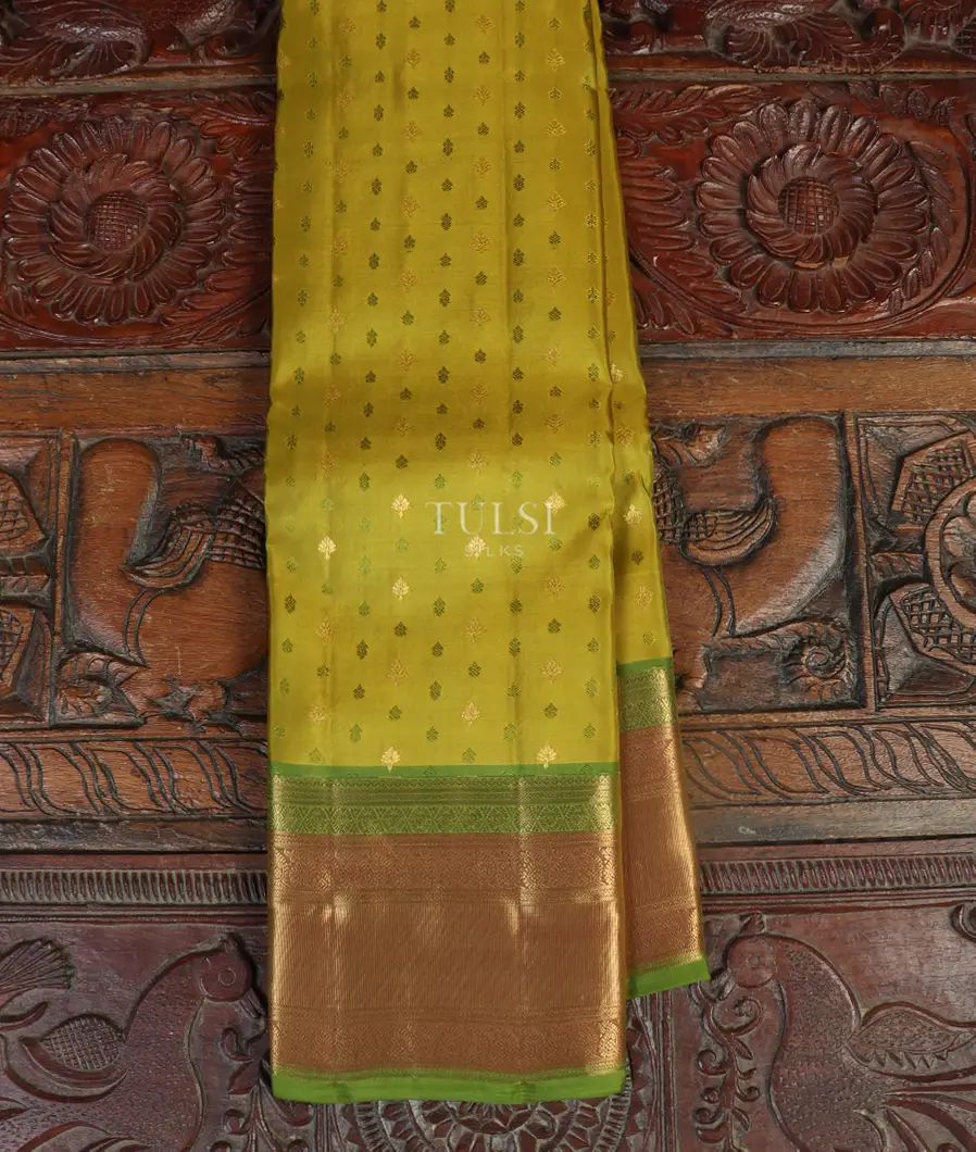 Mehndri Green Soft Silk Saree T472830-image