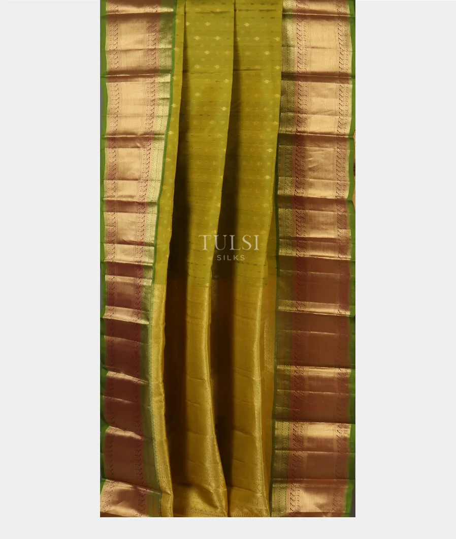 Mehndri Green Soft Silk Saree T4728302