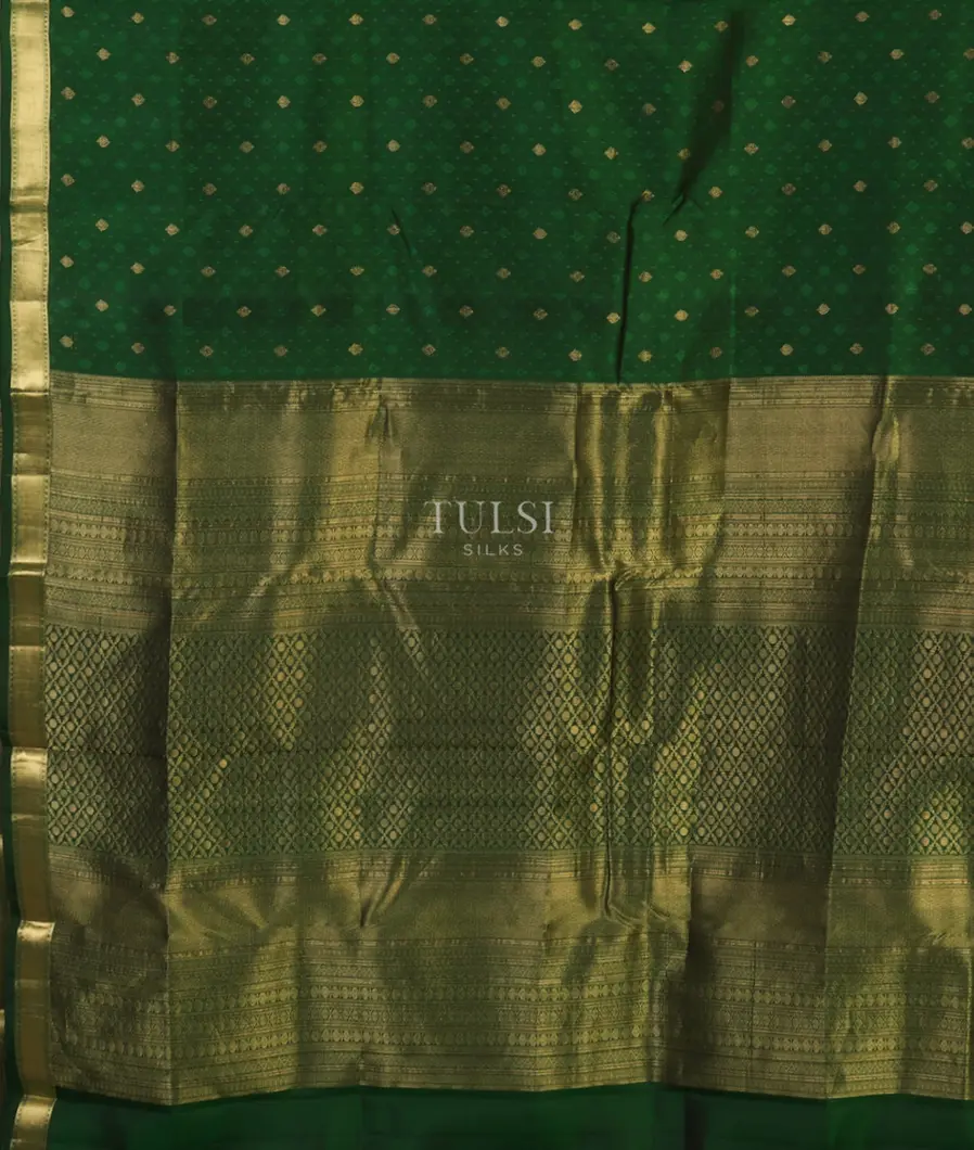 Green Soft Silk Saree T4729034