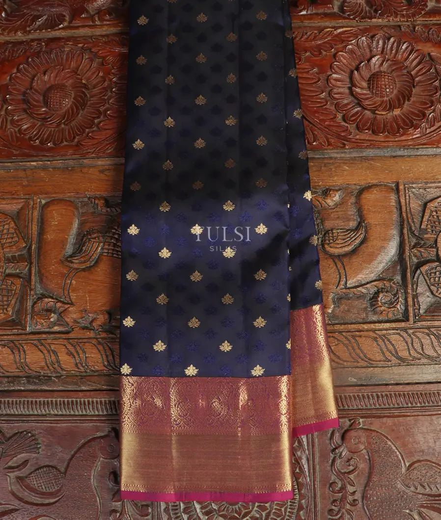 Blue Soft Silk Saree T472973-image