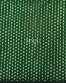Bottle Green Handwoven Kanjivaram Silk Saree T4711703