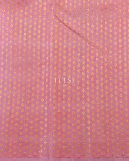 Pink Handwoven Kanjivaram Silk Saree T4515243