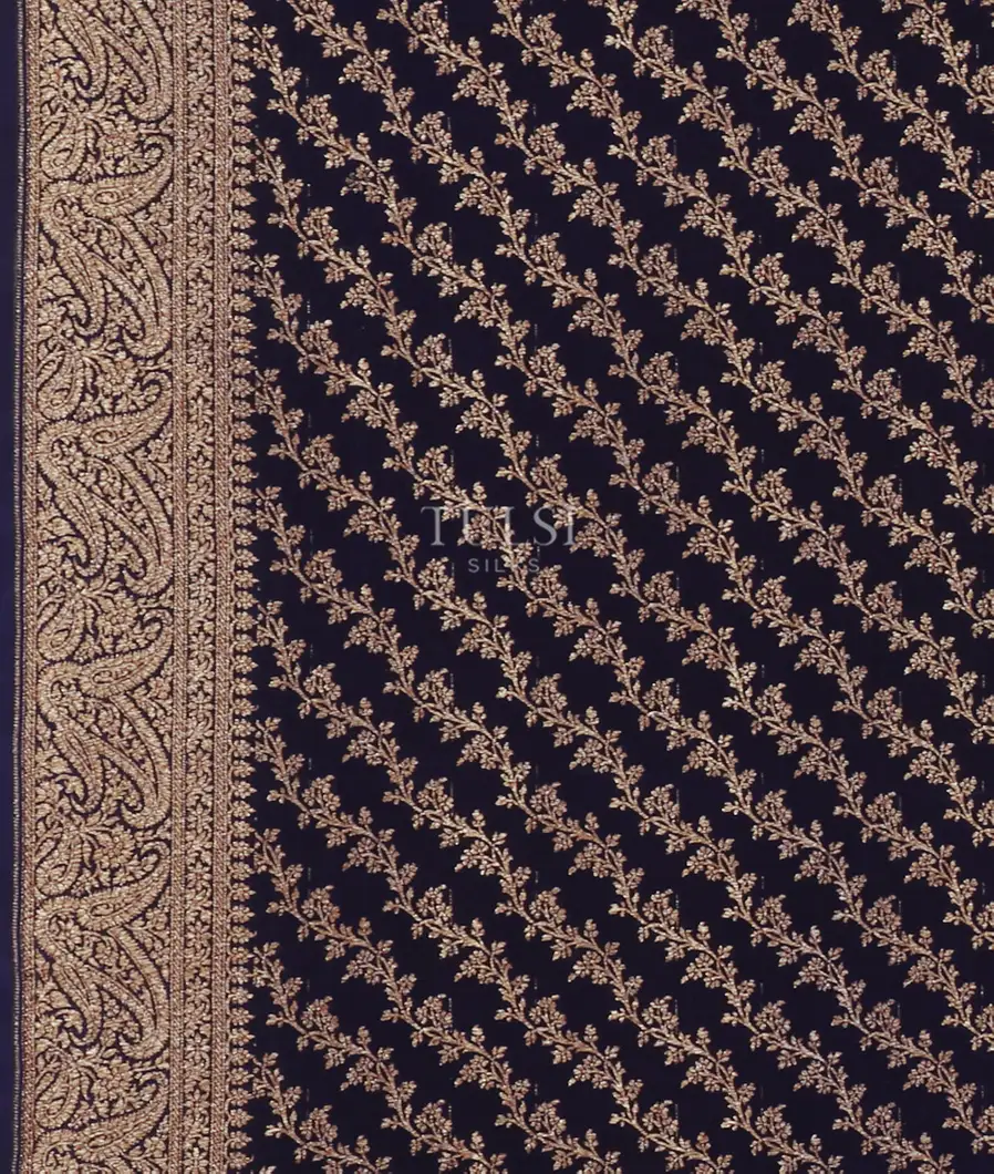 Green Crepe Silk Saree T4596203