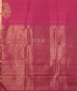 Pink Handwoven Kanjivaram Silk Saree T4781804
