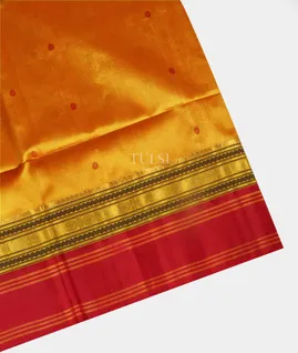 Yellow Silk Cotton Saree T4791221