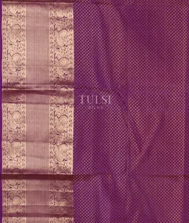 Purple Soft Silk Saree T4666143