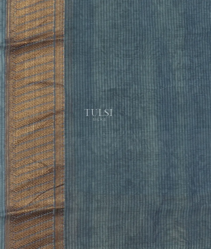 Blue Soft Printed Cotton Saree T4763753