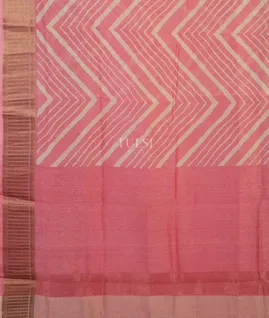 Pink Soft Printed Cotton Saree T4763784