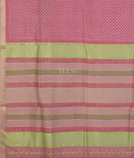 Pink Maheshwari Printed Cotton Saree T3051374