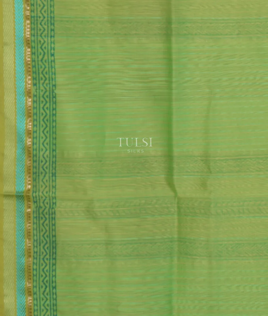 Green Maheshwari Printed Cotton Saree T3493013