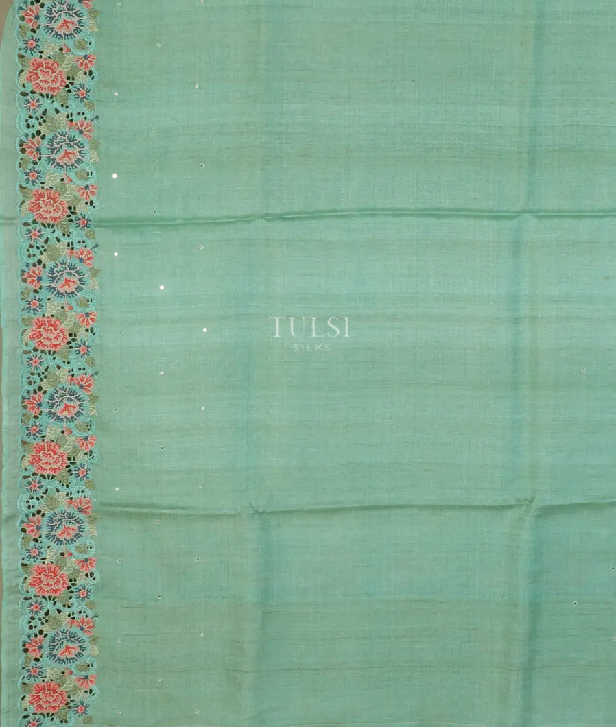 light-green-tussar-cutwork-saree-t473448-t473448-c