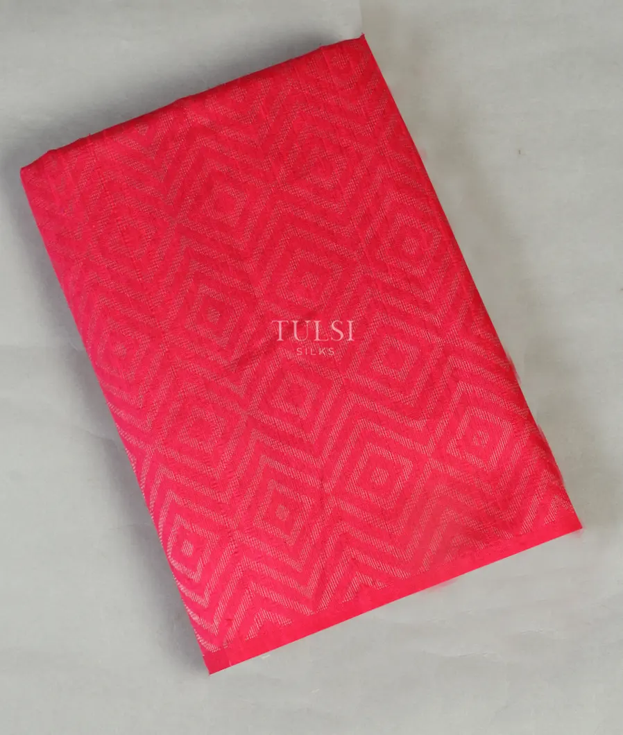 Pink Woven Raw Silk Saree T472392-image