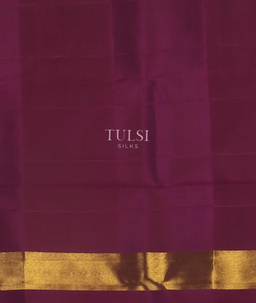 Purple Handwoven Kanjivaram Silk Saree T4779603