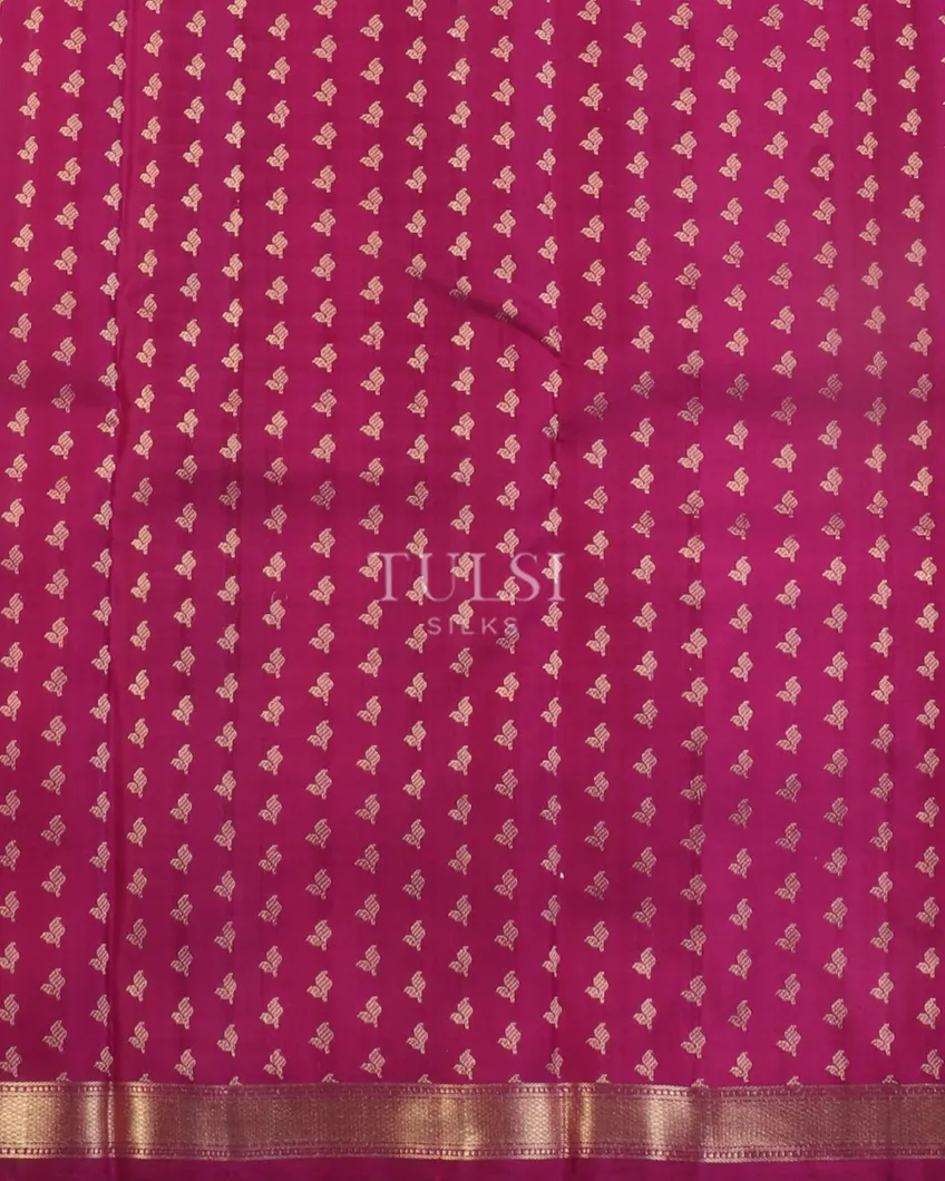 Purple Handwoven Kanjivaram Silk Saree T4810423