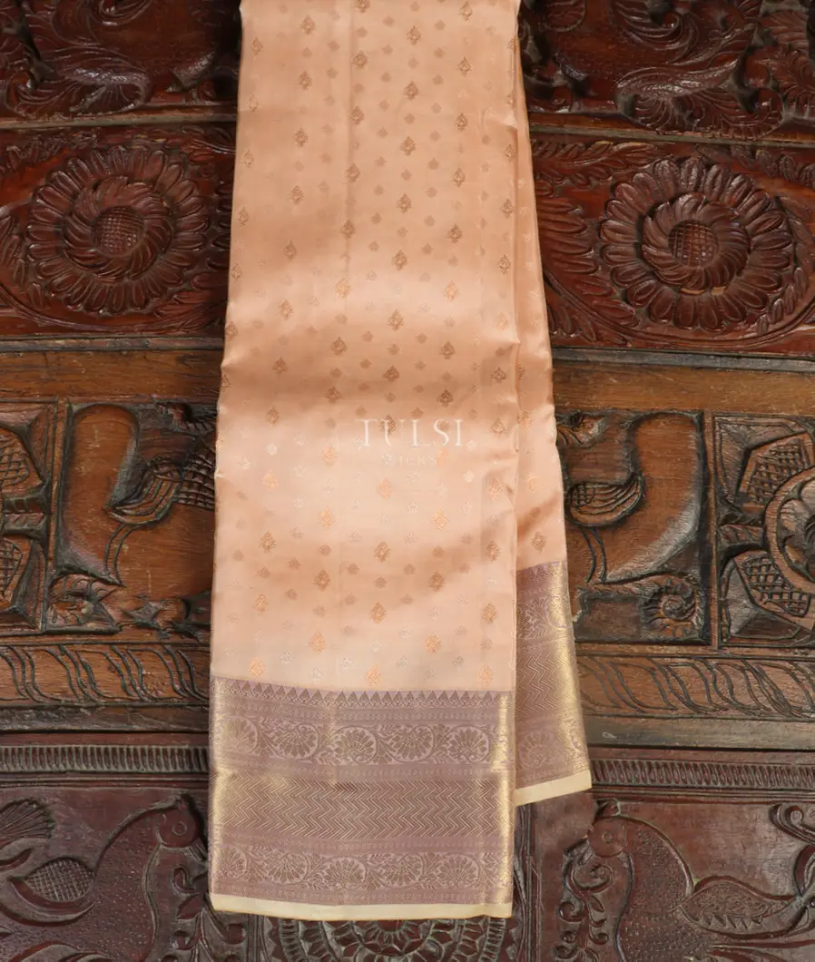 Beige Soft Silk Saree T481111-image