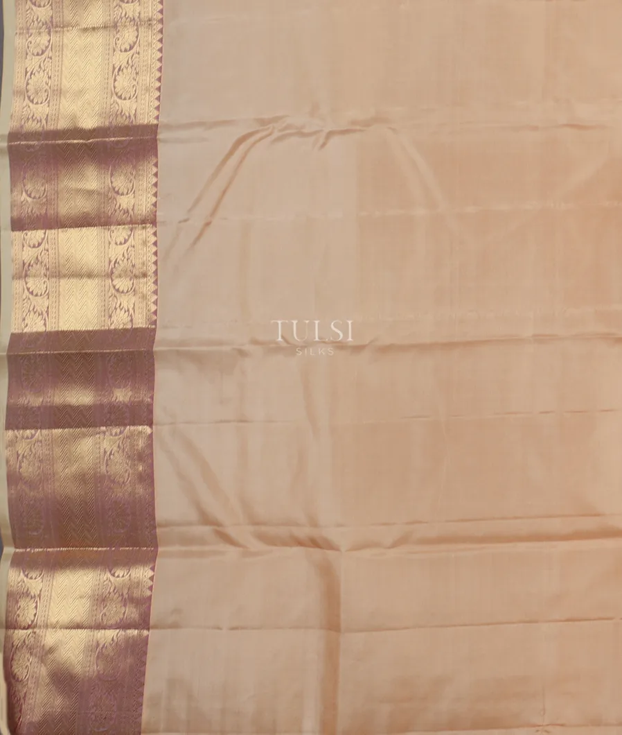 Beige Soft Silk Saree T4811113