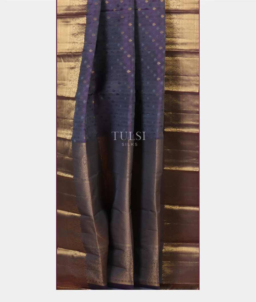 Purple Soft Silk Saree T4730032
