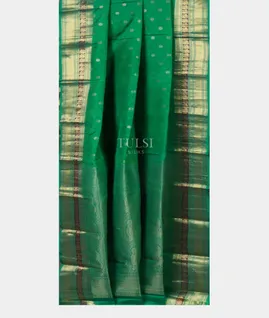 Green Soft Silk Saree T4811462