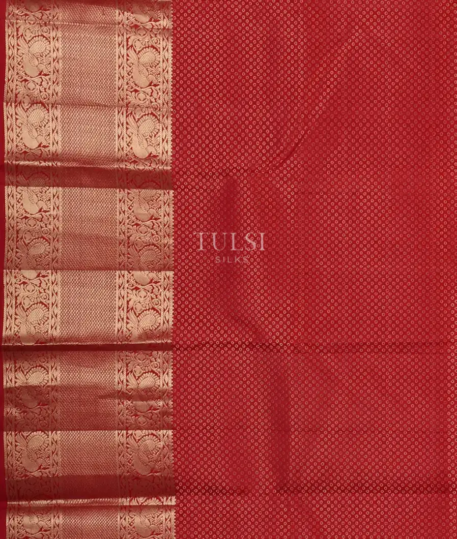 Red Soft Silk Saree T4453763