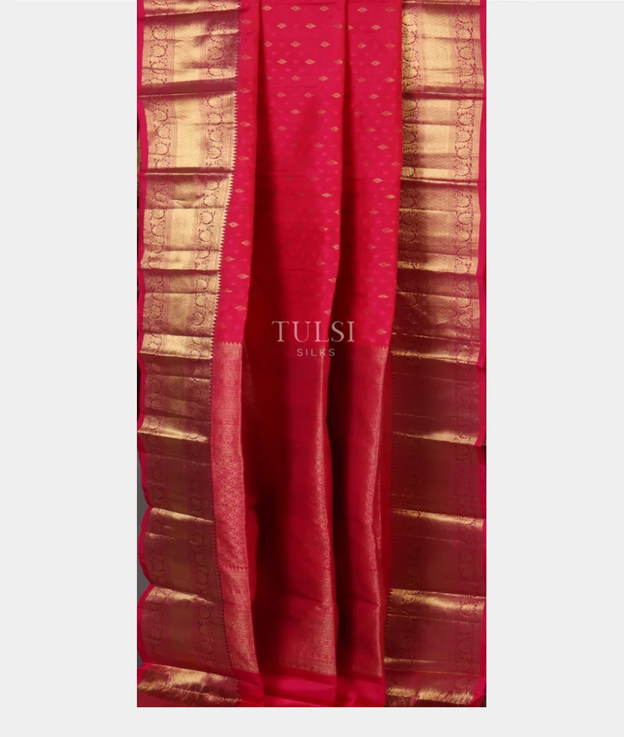 Magenta Soft Silk Saree T4811092