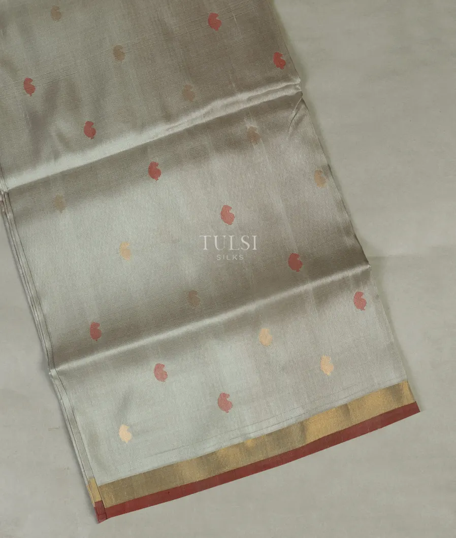 Grey Uppada Silk Saree T480715-image