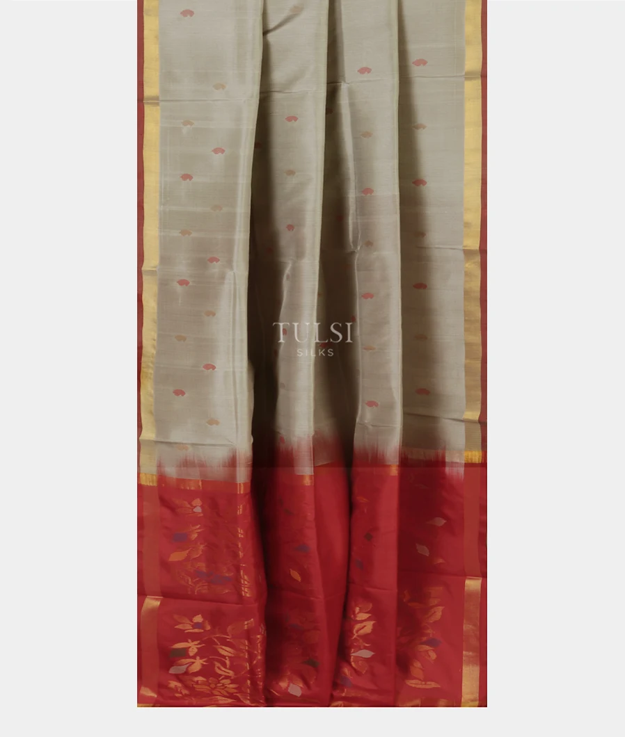 Grey Uppada Silk Saree T4807152