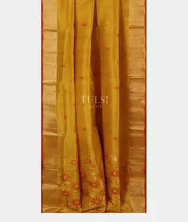 Yellow Uppada Silk Saree T4538542