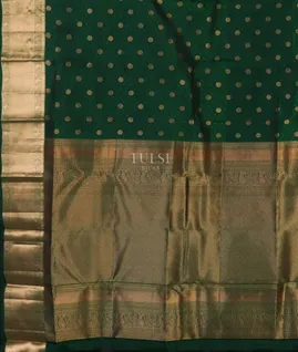 Bottle green  Soft Silk Saree T4811444