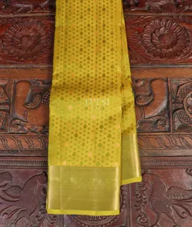 Yellowish green  Soft Silk Saree T4811611