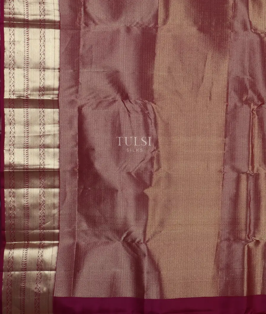 Burgundy Soft Silk Saree T4806513