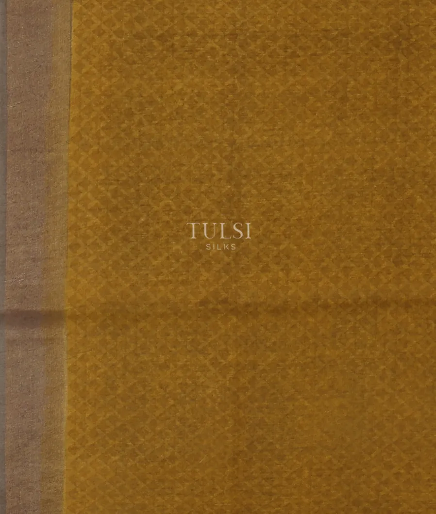 Beige Tussar Printed Saree T4794273