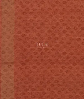 Rust Tussar Printed Saree T4794193