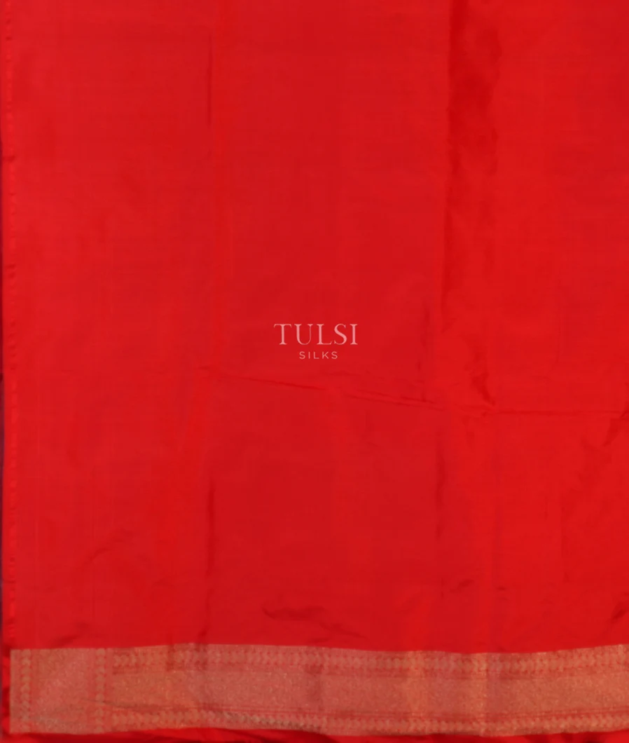 Purple Banaras Silk Saree T4557173