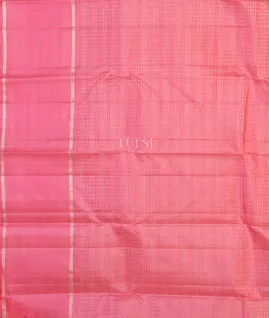 Peach Handwoven Kanjivaram Silk Saree T4798553