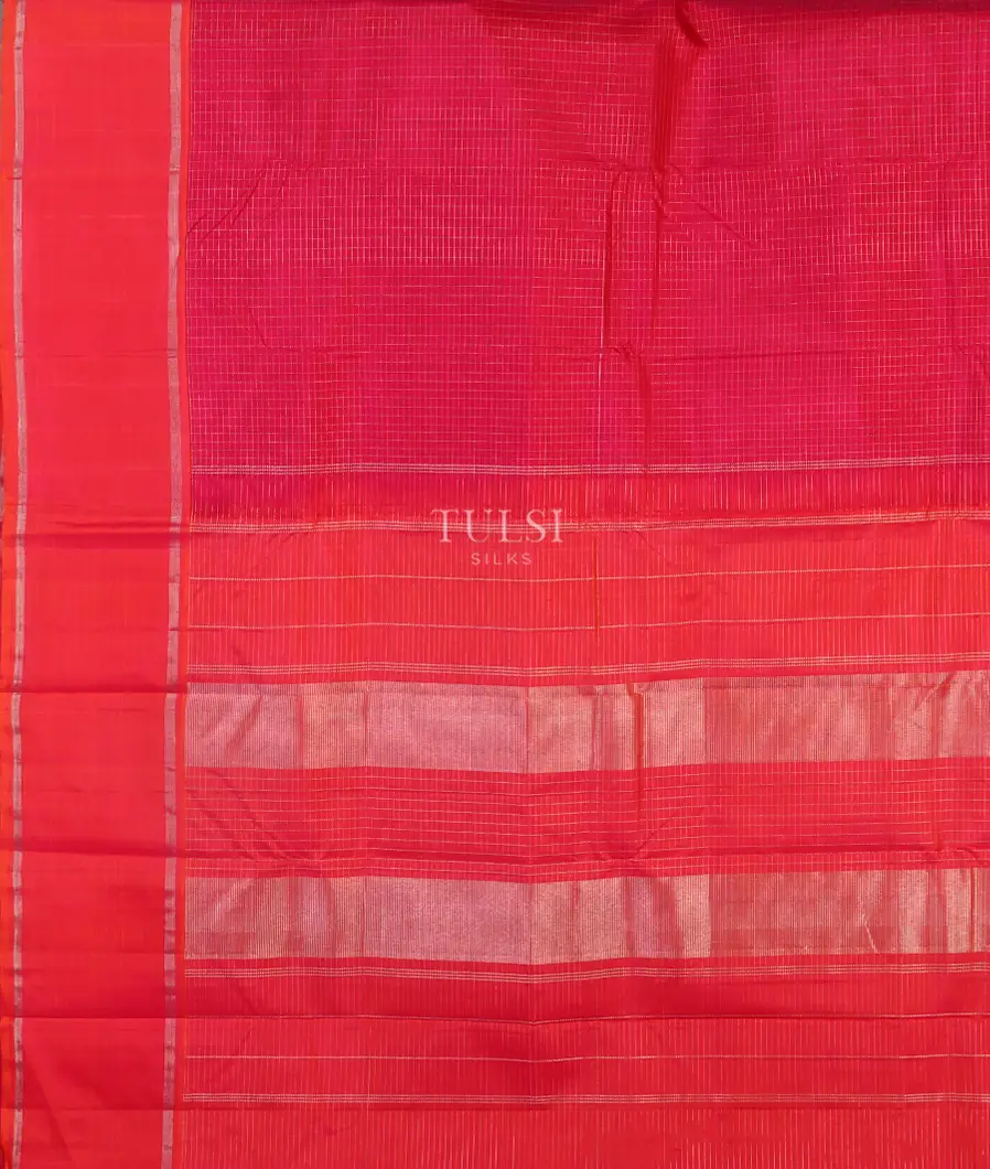 Magenta Handwoven Kanjivaram Silk Saree T4486814