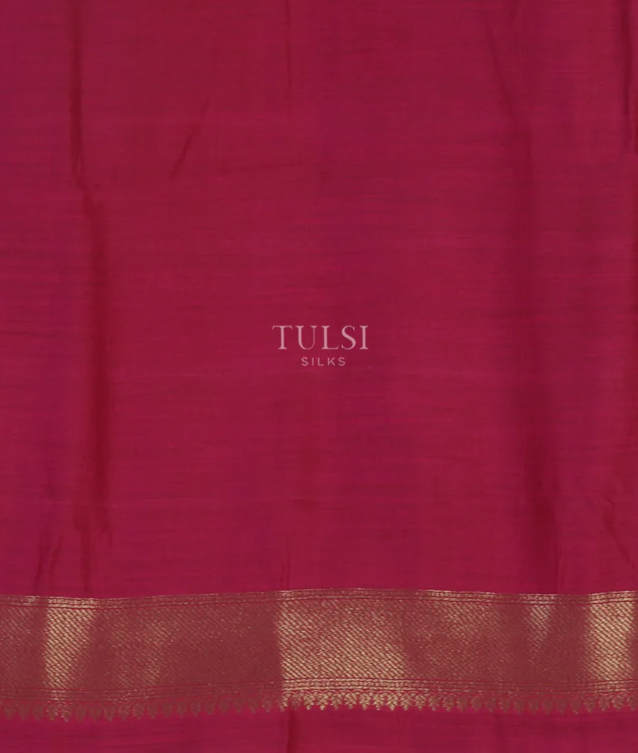 Green Banaras Tussar Saree T4793213