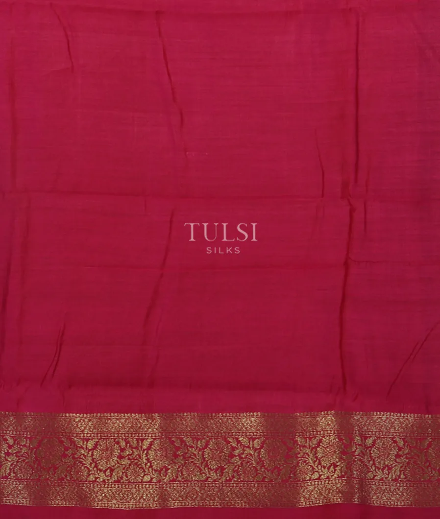 Peach Banaras Tussar Saree T4793153