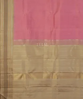 Pink Handwoven Kanjivaram Silk Saree T4789124