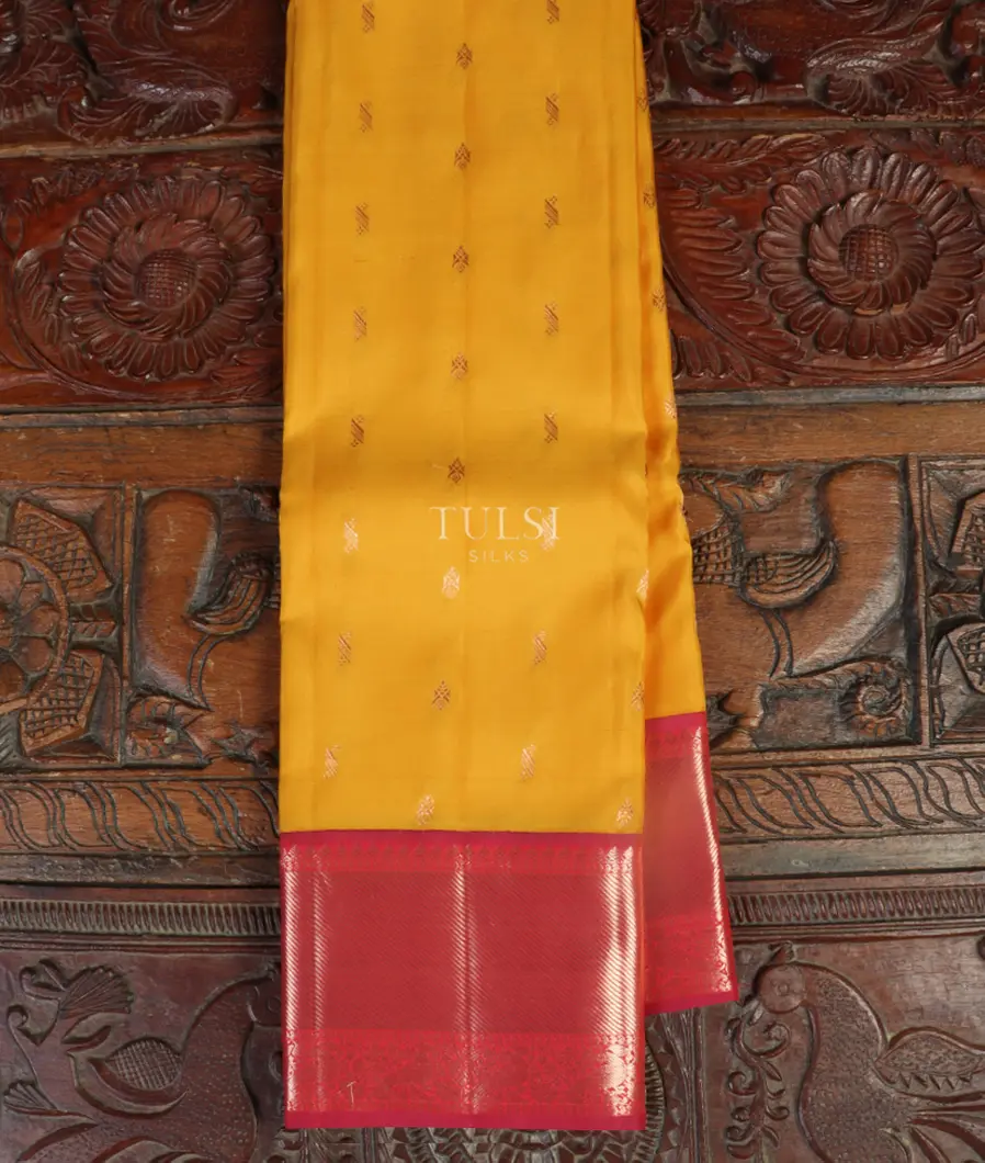 Yellow Handwoven Kanjivaram Silk Saree T478517-image