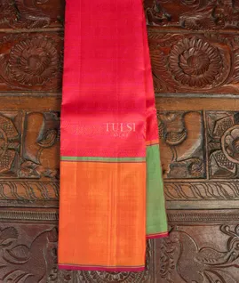 Pink  Handwoven Kanjivaram Silk Saree T4651541