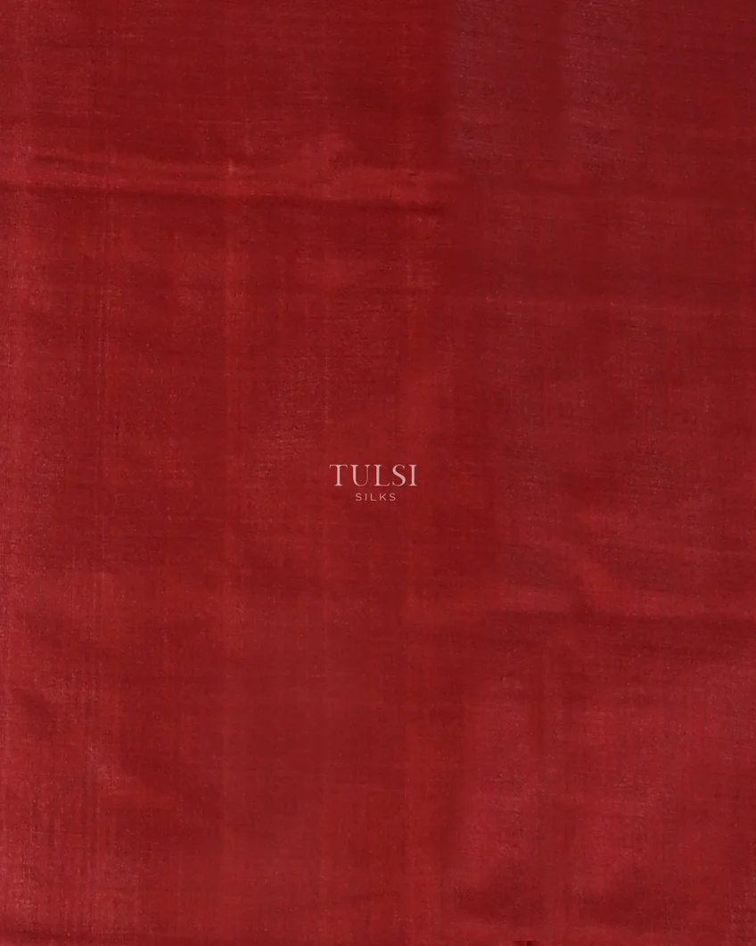 Off-White Ikat Silk Saree T4812323