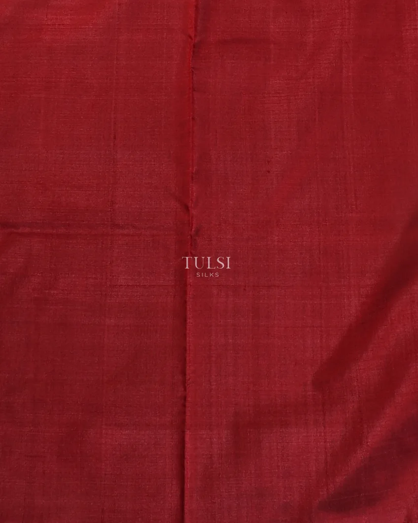 Off-White Ikat Silk Saree T4812313