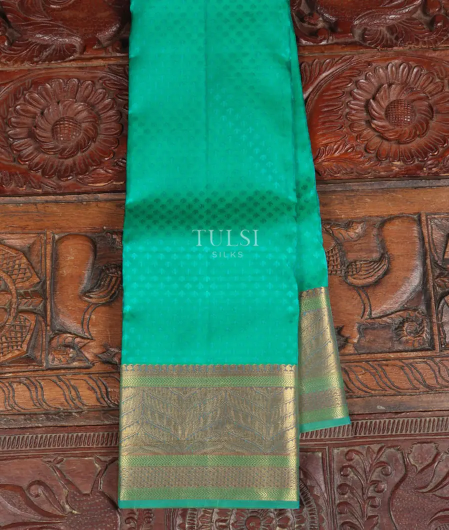 Green Soft Silk Saree T438171-image