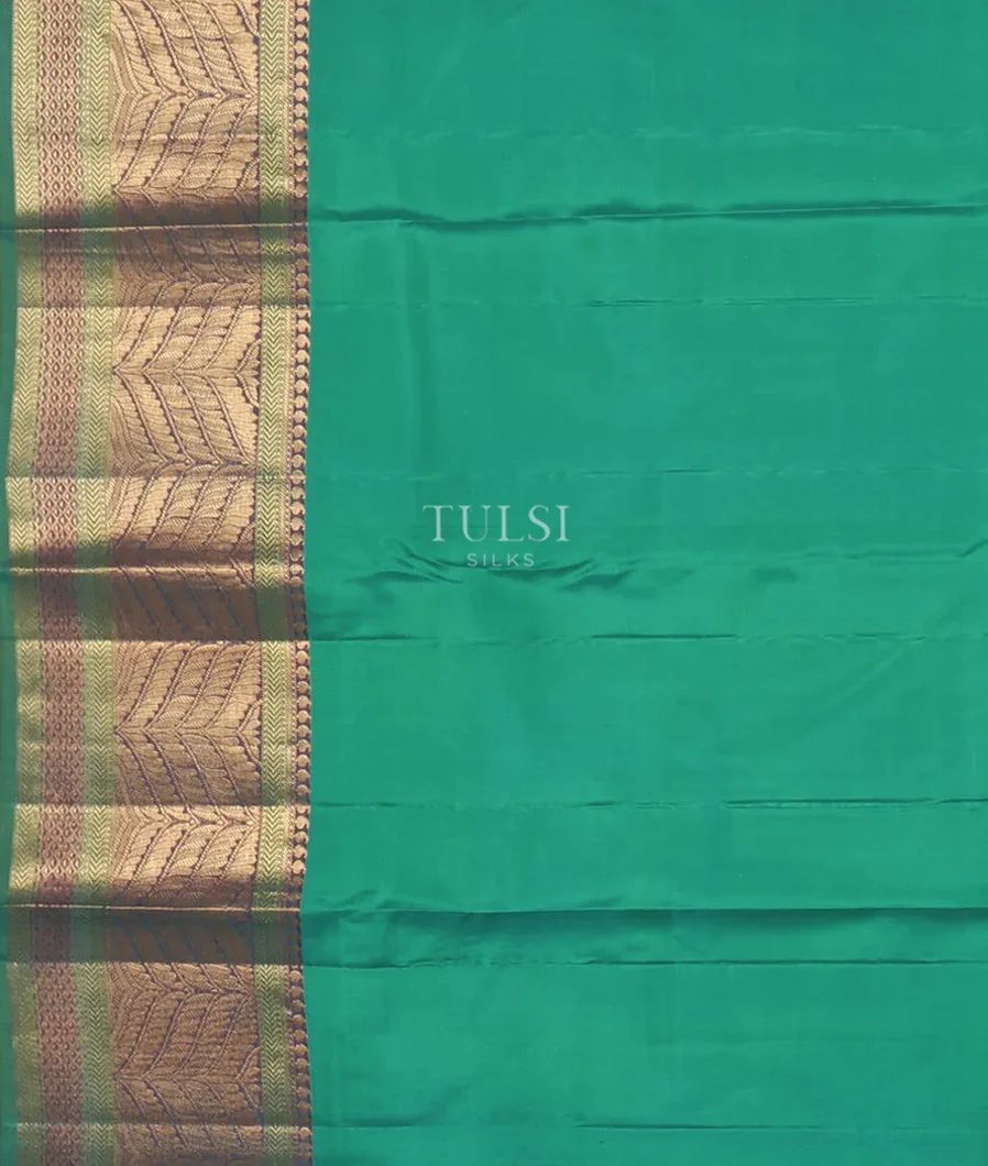 Green Soft Silk Saree T4381713