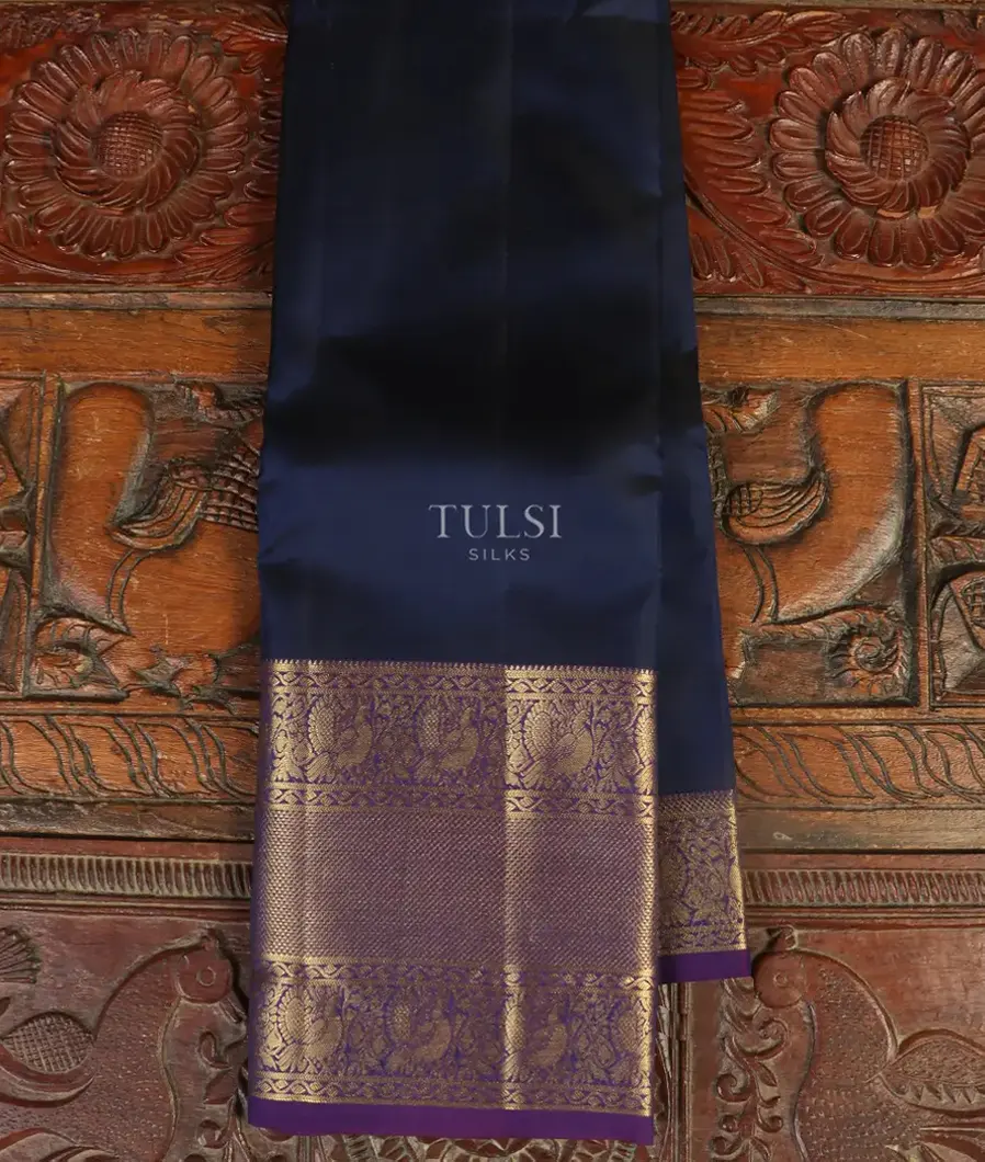 Blue Soft Silk Saree T480593-image