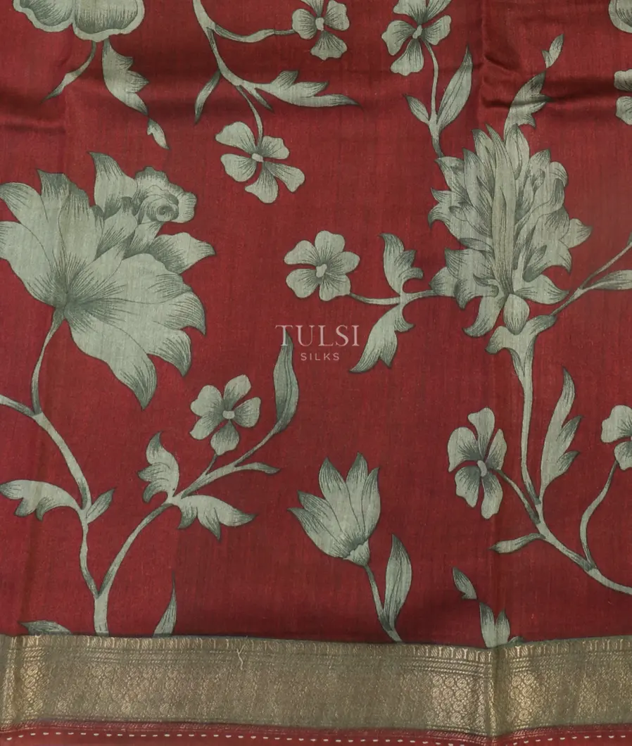 maroon-tussar-printed-saree-t483964-t483964-c