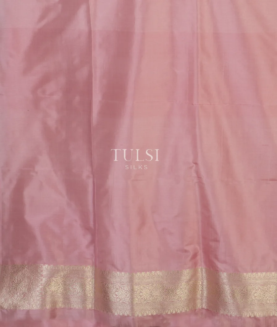 Pink Banaras Silk Saree T4606783